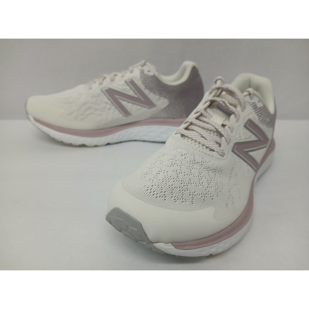 New Balance Women's Fresh Foam 680 V7 Running Shoes W680RP7 Pink White Sz 9 Wide - Picture 4 of 10